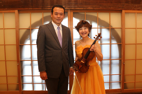 市長と大谷康子さんの写真