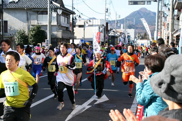 リレーマラソンの様子