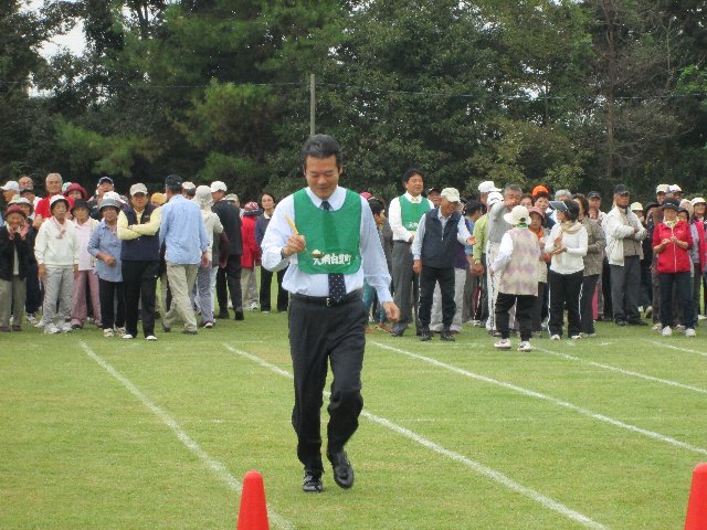 アンカーとして市長もレースに参加