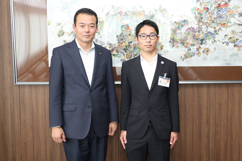 市長と野地さん