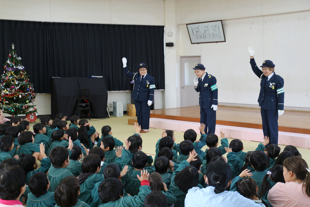 交通安全教室の様子　