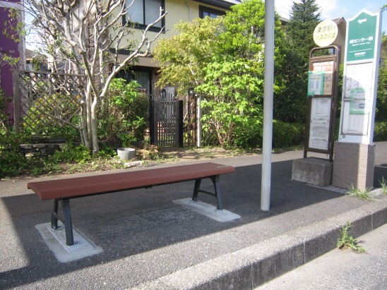 季美の森南地区のベンチ