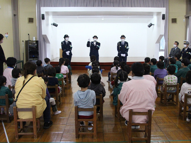 交通安全教室の様子