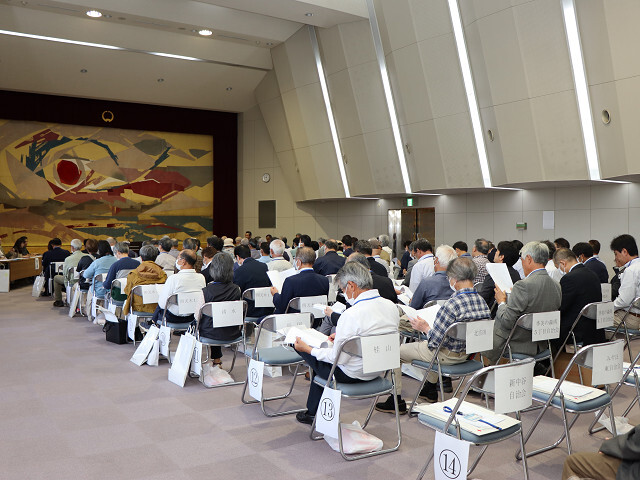 会場の様子の写真