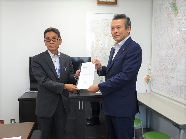 山武農業事務所へ要望の写真