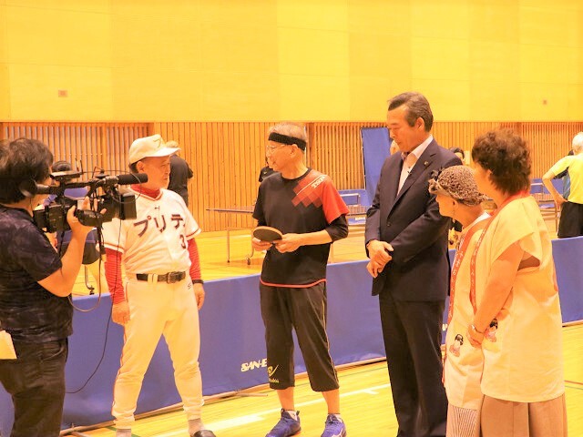 収録の様子の写真