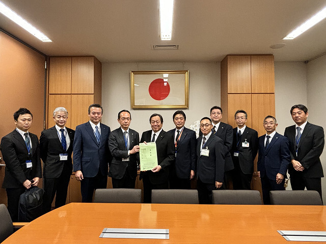 要望活動（浜田衆議院議員）の写真