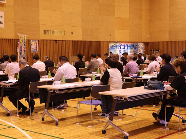 会場の様子の写真