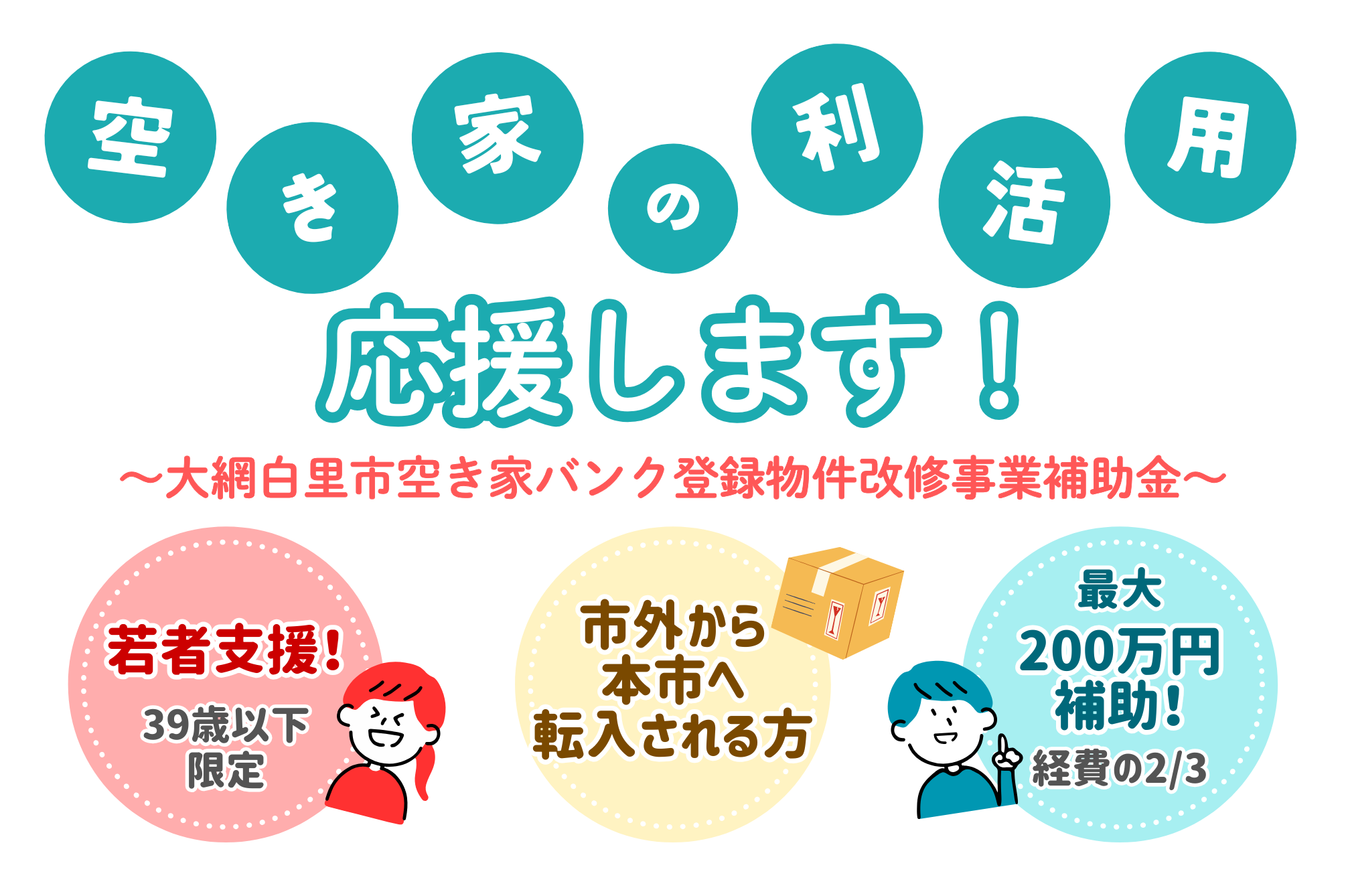 空き家バンク登録物件改修事業補助金